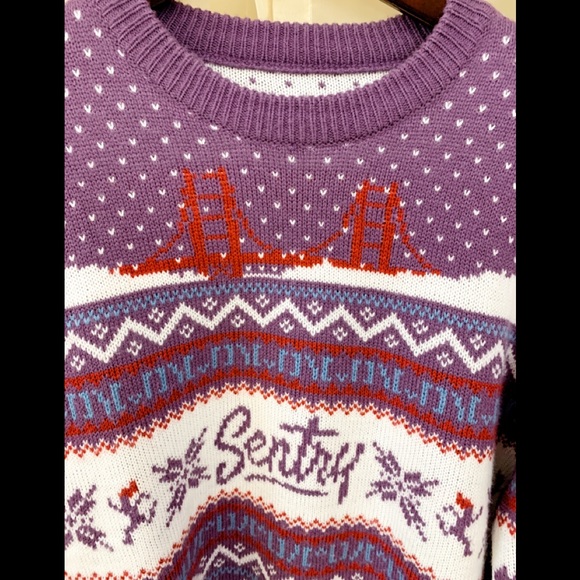 Sentry Christmas Sweater San Francisco Size: Large - Picture 3 of 8